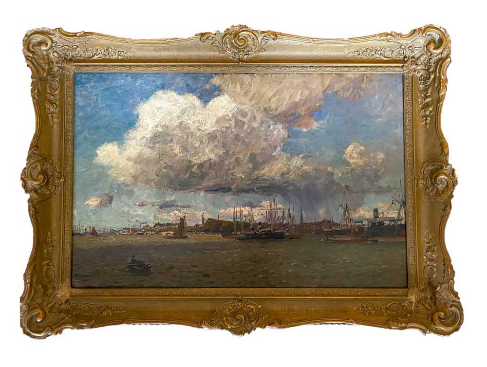 Friedrich Kallmorgen „Im Hafen von Rotterdam“ in Bad Tölz